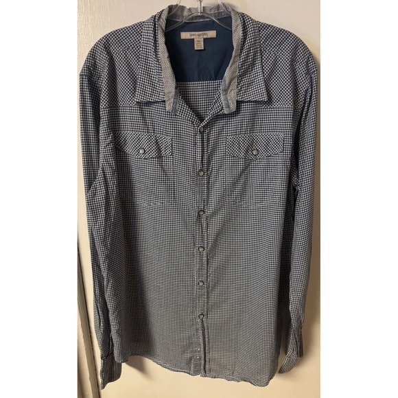 Heritage 1981 Tops - Hertige‎ 1981 Women's XL Long Sleeve Gingham Check With Pearl Snaps Shirt